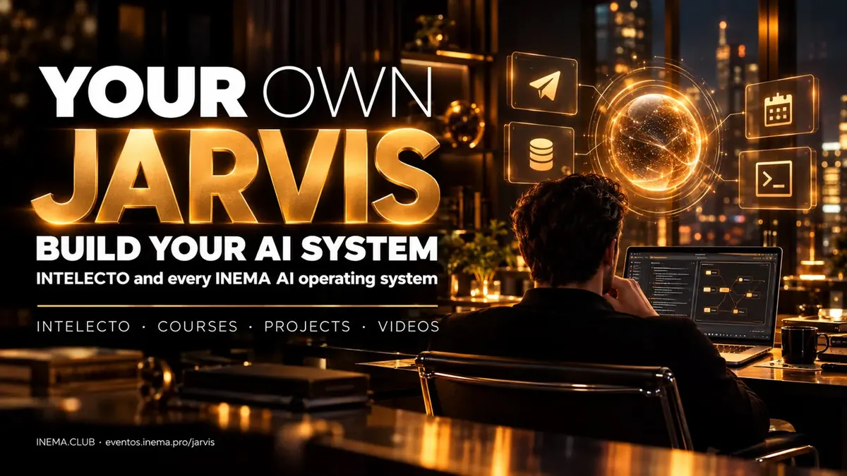 Your own Jarvis — build your AI system: INTELECTO and every INEMA AI operating system, with courses, projects and videos.