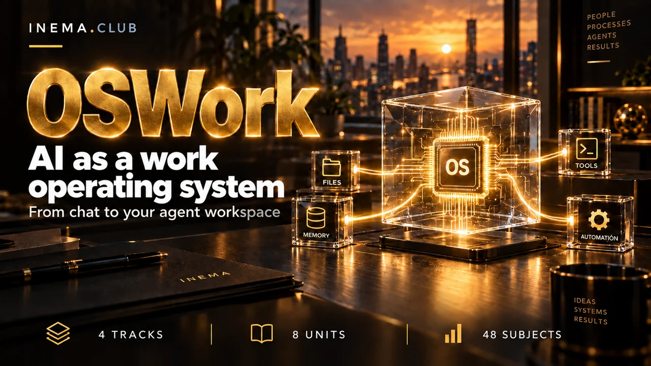 OSWork — AI as a work system. Complete course with eight modules.