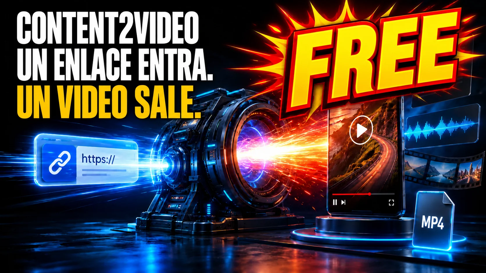 Content2Video — entra un enlace, sale un video