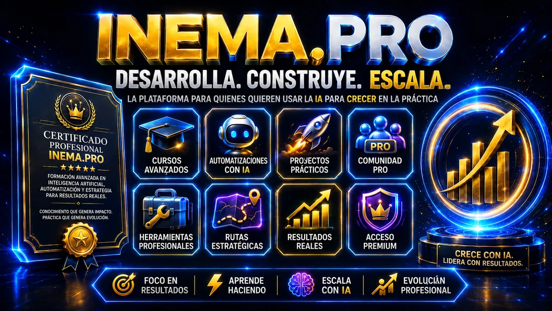 INEMA.PRO — La plataforma para quienes quieren usar la IA para crecer en la práctica