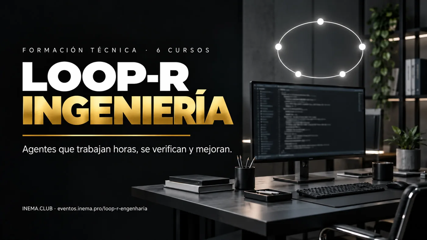 LOOP-R Ingeniería — formación técnica en 6 cursos: agentes que trabajan horas, se verifican y mejoran.