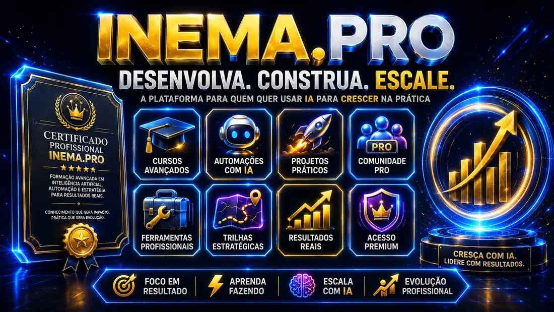 INEMA.PRO — A plataforma para quem quer usar IA para crescer na prática